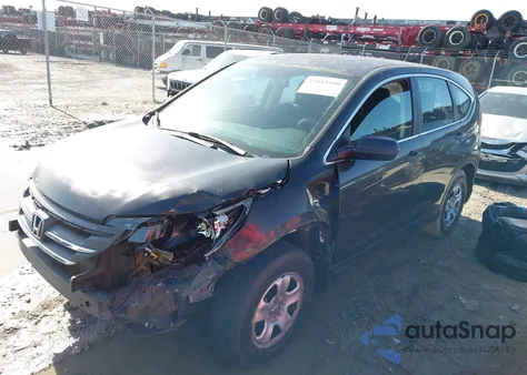 2013 Honda Cr-V Lx z USA, uszkodzony, nr VIN 5J6RM3H33DL045525